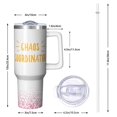 thumbnail image 2 of Gift for Her: Chaos Coordinator 40 Oz Tumbler, A True Conversation Starter, She'll Love This Gift for Work, Home, Boss, Coworker, Teacher, Nurse, Mom Life, 2 of 5