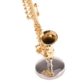 thumbnail image 4 of 1/6 Saxofón de Cobre Instrumentos Musicales con Caja Pulgadas de Acción, 4 of 8