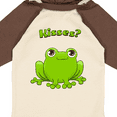 thumbnail image 4 of Inktastic Kisses? Cute Frog Boys or Girls Long Sleeve Baby Bodysuit, 4 of 5