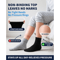 thumbnail image 2 of Special Essentials 6 Pairs Women's Non-Binding Diabetic & Circulator Ankle Socks - Comfortably Soft, Moisture-Wicking Cotton Black, 2 of 7