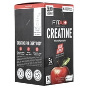 FITAID Essentials, Creatine Monohydrate, Fuji Apple, 14 Sticks, 0.22 oz (6.2 g) Each