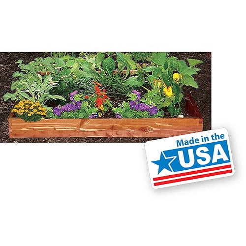 Greenland Gardener Aromatic Red Cedar Raised Bed Kit Walmart