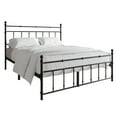 thumbnail image 2 of Castle Place Minimalist Modern Full Size Metal Platform Bed, Black, 2 of 6