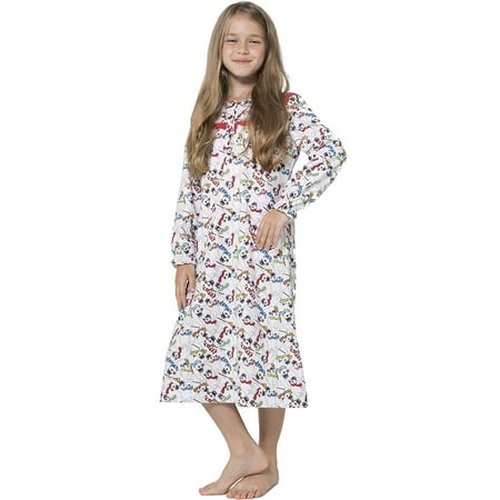 fleece pajama gown