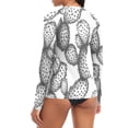 thumbnail image 5 of joogoo Womens UPF 50+ Rash Guard Cactus Long Sleeve UV Protection Sun Shirts Tops XL, 5 of 7