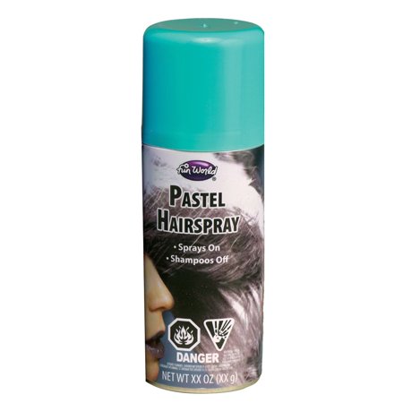 2 ounce can Pastel Hair spray - Pastel Blue- Costume (Best Products For Pastel Hair)