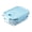 Blue S, variant on Blue L Airtight Rectangular Food Storage Container With Vent Lock Lid Leakproof Meal Prep Box Large