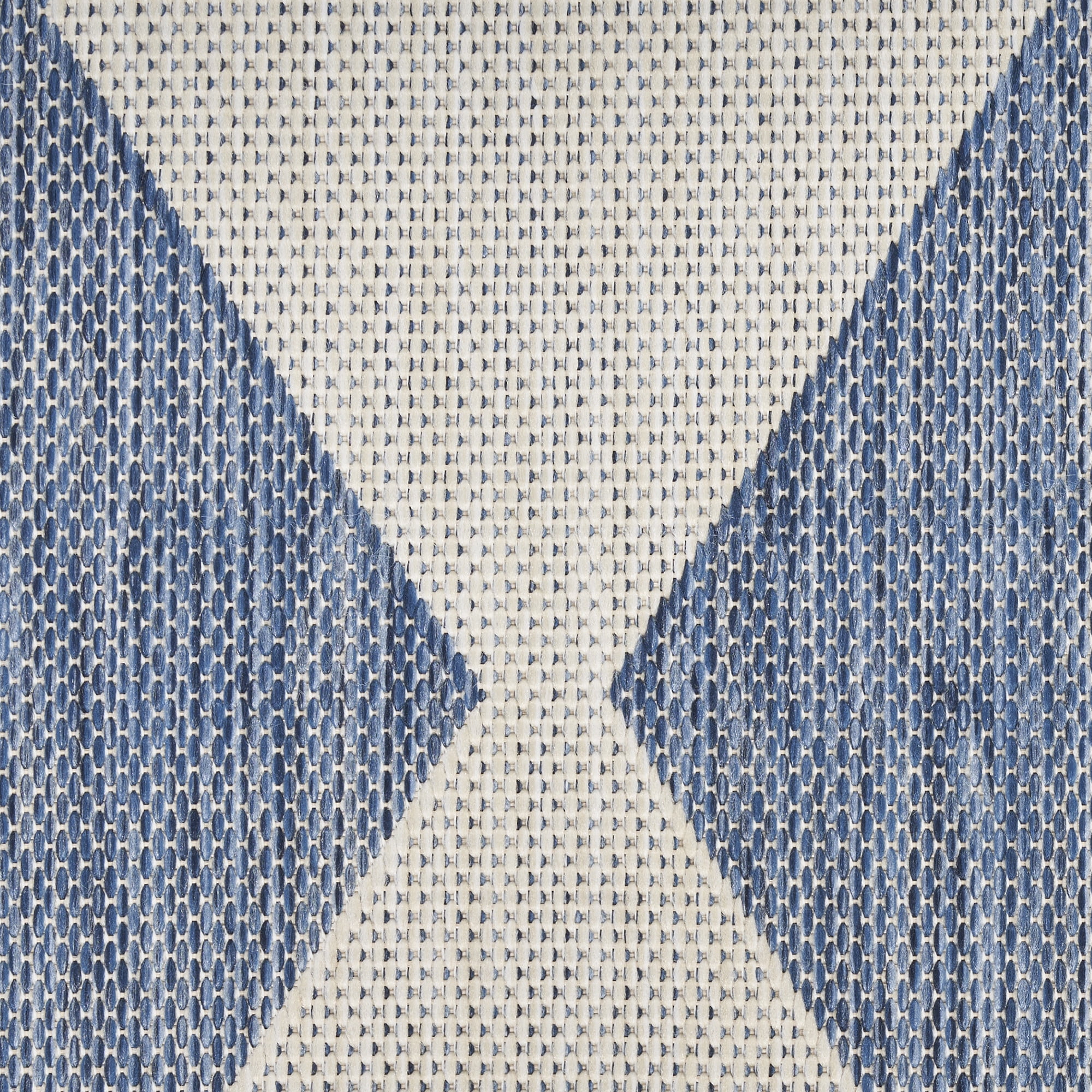 Nourison Positano Indoor/Outdoor Navy Blue 4' x 6' Area Rug (4x6)