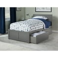 thumbnail image 2 of Orlando Platform Bed with Flat Panel Foot Board and 2 Urban Bed Drawers, Multiple Colors, Multiple Sizes, 2 of 8