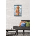 thumbnail image 2 of Sports Illustrated: Swimsuit Edition - Camille Kostek Cover 19 Wall Poster, 14.725" x 22.375" Framed, 2 of 5