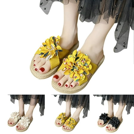 

NECHOLOGY Bedroom Slippers for Women Women Slippers Summer New Pattern Fashion Light Womens Slipper Booties Indoor Soft Sole Beige 6.5