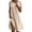 Beige, variant on Tshirt Dress Women Short Sleeve Crewneck Loose Fit Flowy Midi Dresses Summer Beach Vacation Dress