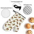 thumbnail image 3 of Pofeuu Cute Sloth Print Oven Mitts and Pot Holders 4 pcs Set,High Heat Resistant 500 Degree Extra Thicken Long Kitchen Cotton Oven Glove for Cooking, 3 of 6