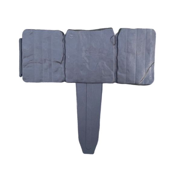 OIUR Faux Stone Fence Landscape Edging Easy Installation Flower Bed Lawn Yard Weed Barrier Fence Garden Bed Boundary