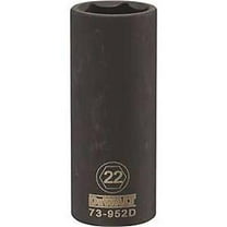 Stanley Tools 7515323 DWMT73952OSP Impact 0.5 Drive 6 Point Socket, 22 mm