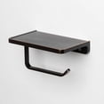 thumbnail image 4 of Linkaa Bronze Toilet Paper Holder with Shelf Oil Rub Bronze,Wall Mount Tissue Roll Dispenser Phone Storage for Bathroom Kitchen Washroom Wall丨Heavy Duty Zinc Alloy, 4 of 4