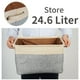 thumbnail image 4 of Wdftyju Cesta de almacenamiento de lino plegable de lona, ​​lavable, para ropa de mascotas, zapatos, estuche con asa Wdftyju 5fc2ym8ad6ju0py4, 4 of 9
