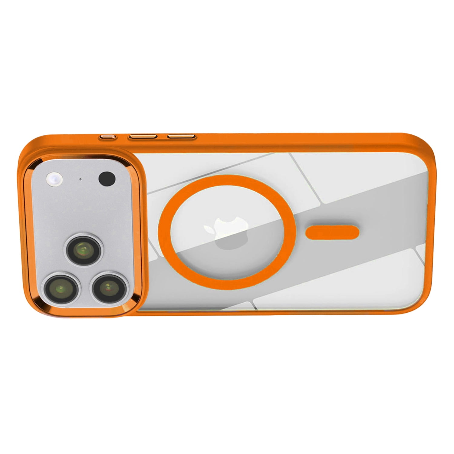 Shiny Magnetic Clear Cases for iPhone 17 Pro Max