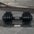 thumbnail image 6 of Adjustable Dumbbell 22LB Free Dumbbell Weight Adjust with Handle for Full-Body Home Gym Workouts 13.8 x 6.7 x 6.5INCH, 6 of 9