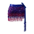 thumbnail image 2 of Sequin Skirt for Women Carnival High Waisted Tennis Pleated Skorts With Shorts Pockets Casual Comfortable Womens Skirts Dark Blue, 2 of 4
