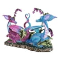 thumbnail image 5 of Pink And Blue Valentines Love Dragons Couple With Intertwined Tails Figurine, 5 of 8