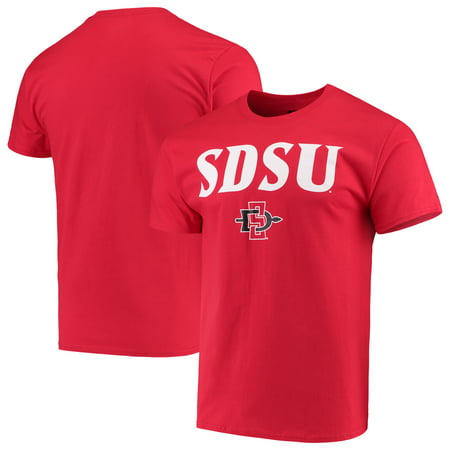 Men's Russell Athletic Cardinal San Diego State Aztecs Core Print (Best Food Delivery San Diego)