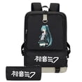 thumbnail image 1 of Set de mochila Hatsune Miku Cartoon Kids School con estuche para lápices, 1 of 4