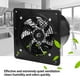 thumbnail image 5 of Extractor De Ventana Para Baño, 190mm, 40W, 220V, Montado En La Pared, Bajo, 5 of 8