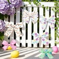 thumbnail image 6 of KaiXunRui Easter Wired Edge Ribbon 2.5 Inch X 5.5 Yards Happy Easter Decorative Ribbon For Spring Wreath Bow Clip DIY Crafts And Wrapping, 6 of 8