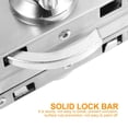 thumbnail image 3 of Shisuyan Loquet de Porte en Verre Sans Cadre Robuste Argent 1Ensemble, 3 of 8