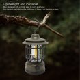 thumbnail image 4 of LED Vintage Lantern, 2000mAh Vintage Style Waterproof Tent Light Portable LED Emergency Light For Camping Hiking Hanging Tent Light With Hook Easy To Use Retro Camping Lantern, 4 of 8