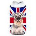 thumbnail image 2 of Carolines Treasures KJ1165TBC Schnauzer with English Union Jack British Flag Tall Boy Hugger Tall Boy multicolor, 2 of 2
