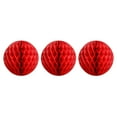 thumbnail image 1 of 3 Pcs Wedding Decoration  Hanging Heart Shape Symmetric Paper Prom Decor Solid Color Hanging Honeycomb Flowers Party Favor, 1 of 10