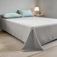 thumbnail image 4 of VOTRUDI 47x91in Waffles Weave Fitted Sheet Singles Soft Breathable For Deep Mattress All Season, 4 of 5