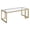 Brass, variant on Evelyn&Zoe Oscar 45" Wide Rectangular Coffee Table in Brass