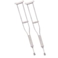 thumbnail image 1 of Muleta de aluminio Drive Medical con cómoda almohadilla para axilas y empuñadura, gris, para adultos, 1 of 1
