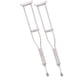 thumbnail image 1 of Muleta de aluminio Drive Medical con cómoda almohadilla para axilas y empuñadura, gris, para adultos, 1 of 1
