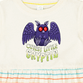 thumbnail image 4 of Inktastic Cutest Little Cryptid Mothman Girls Baby Dress, 4 of 5