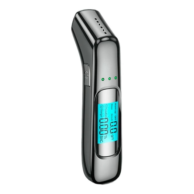 SharkTRUE High-Precision Portable Non-Contact Breath Alcohol Tester With LCD Display & 3-Color Indicator