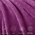 thumbnail image 6 of Exclusivo Mezcla Soft Fleece Throw Blanket for Couch, Super Soft Velvet Plush Bed Blanket, 50x60 Inches, Purple, 6 of 6
