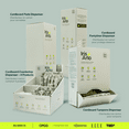 thumbnail image 4 of Iris + Arlo Wall-Mounted Pads Dispenser Pre-Filled with 100% Organic Cotton Panty liners (100 Count), 4 of 8