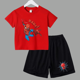 thumbnail image 3 of Conjunto de verano de Marvel Spider-Man para bebé adolescente, camiseta para niño, pantalones cortos, conjunto de 2 piezas, ropa deportiva de manga corta para niño y niña, marca de dibujos animados pa, 3 of 5