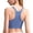 Blue, variant on High-Strength Shockproof Sports Bra for Women Quick-Dry Moisture-Wicking Ribbed Fitness Training Top Lulu Effortless Chic Yoga Vest,White,8(L)