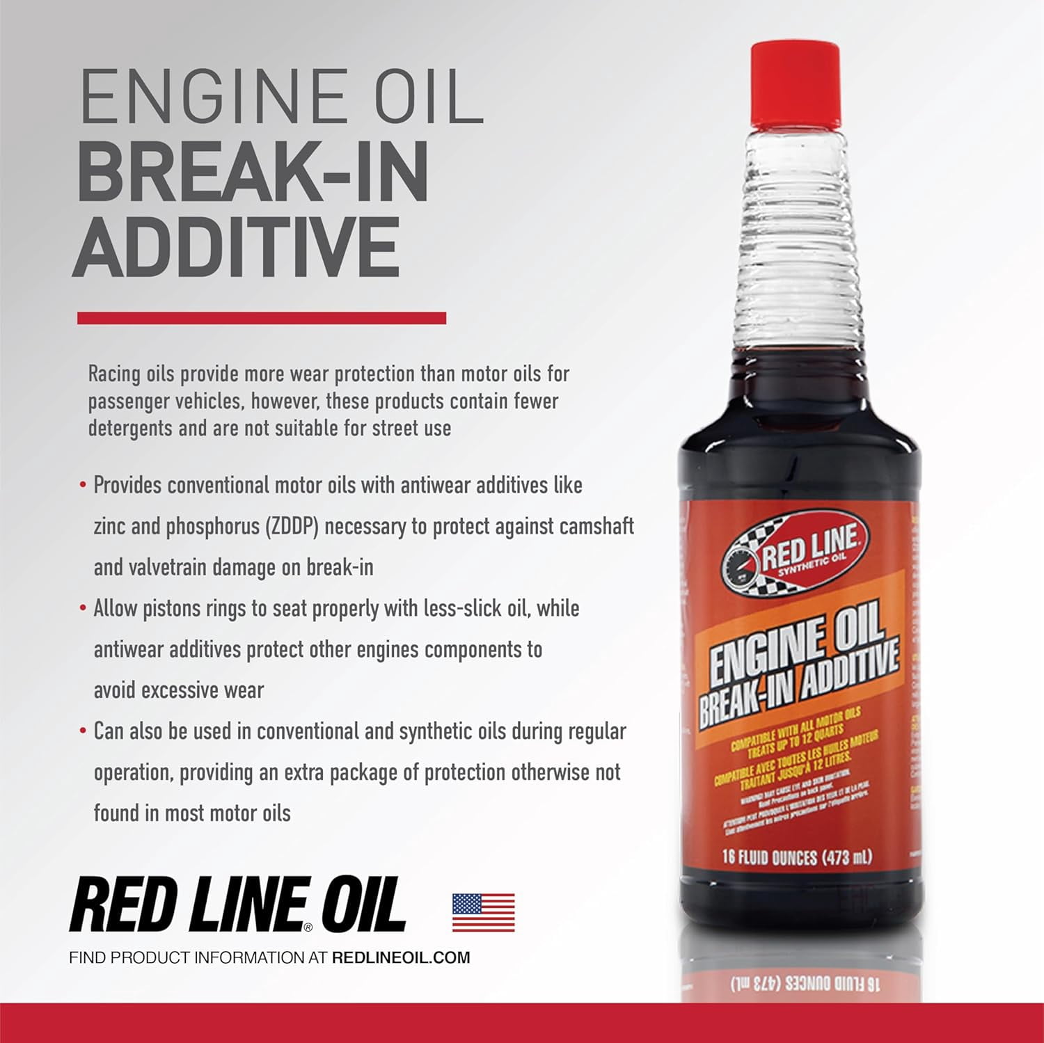 Redline 81403 Cam Break-In Oil Lube Additive
