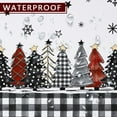 thumbnail image 5 of Christmas Tree Tablecloth - Waterproof Merry Xmas Table Cloth for Kitchen, Dining, Holiday Party - Winter Decor, 60x84 Inch Rectangle, 5 of 6