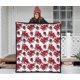 thumbnail image 3 of Edredón con estampado de rosas 05 Premium Quilt, 3 of 10
