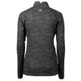 thumbnail image 3 of Women's-Cutter & Buck  Black Inter Miami CF Traverse Stretch Eco Camo Print Quarter-Zip Pullover Top, 3 of 3