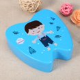 thumbnail image 1 of Sonew Baby Tooth Box Wooden Children Milk Teeth Collection Organizer Souvenir Box, Baby Teeth Souvenir Box, Wooden Tooth Collection Box, 1 of 8