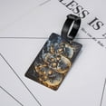 thumbnail image 5 of Luggage Tags for Suitcases, Fiery Skull Trio Suitcase & Bag Tags for Backpacks Baggage, Travel Name Tags for Luggage Identifiers for Suitcases, Travel Accessories, 5 of 6
