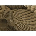 thumbnail image 1 of Ahgly Company Indoor Rectangle Patterned Light Brown Area Rugs, 7' x 10', 1 of 6